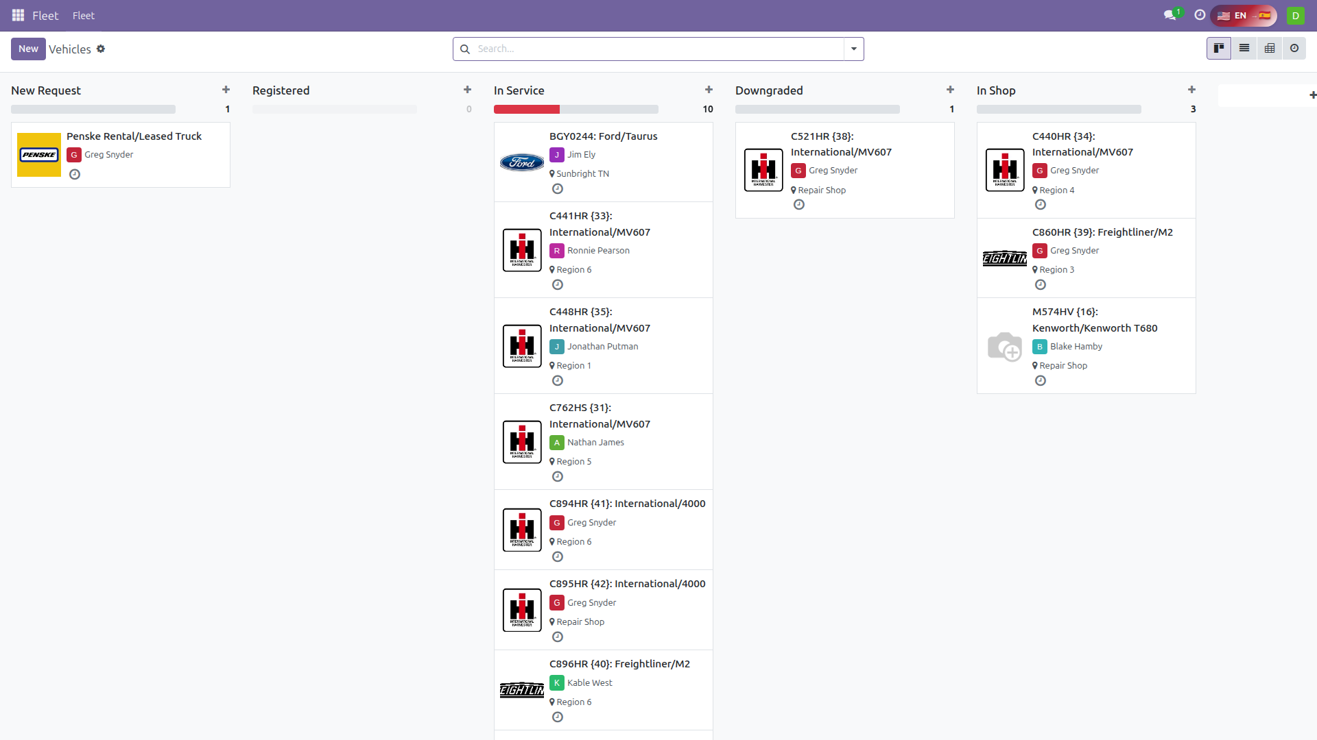 Fleet Kanban